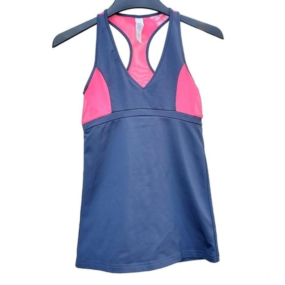 Aerie Fit Gray and Pink Women's Tank Top